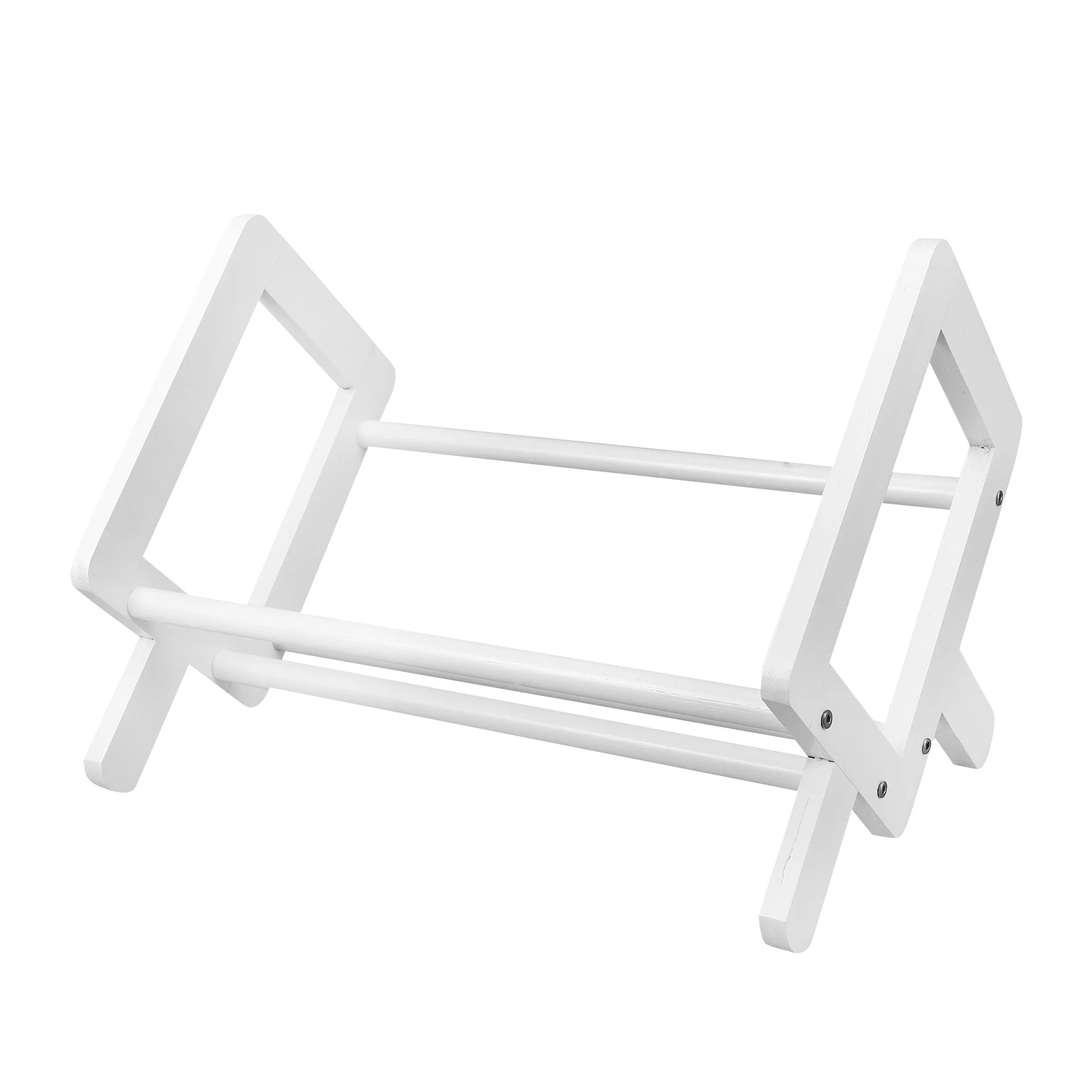 

Desktop Book Shelf Storage Rack White Student Multi-function Stand Decorative Organizer Material Long Term Use Firmly