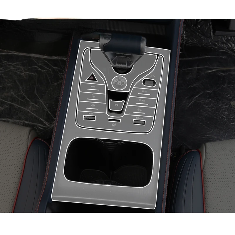 For BYD Atto 3 Yuan Plus 2022 2023 Car Interior Center console Transparent TPU Protective film Anti-scratc film Accessories