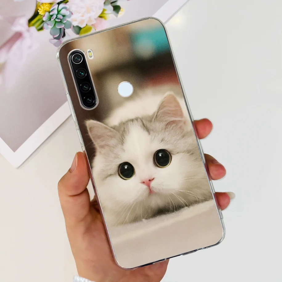 For Xiaomi Redmi Note 8 Case Note 8T Cover New Fashion Butterfly Silicone Soft Funda on Xiaomi Redmi Note 8 Pro Note8 Clear Capa