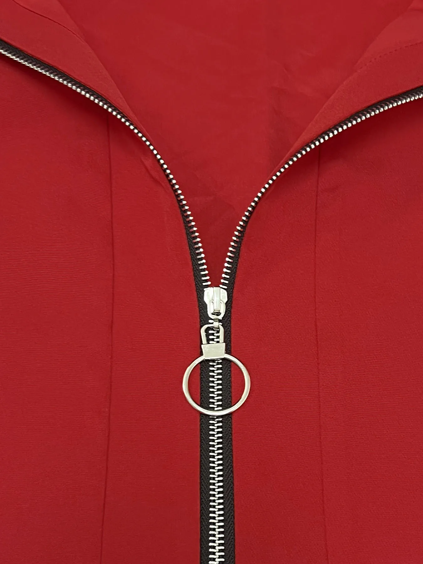 الخريف والشتاء فضفاضة عارضة بلون سستة بدلة بأكمام طويلة #5