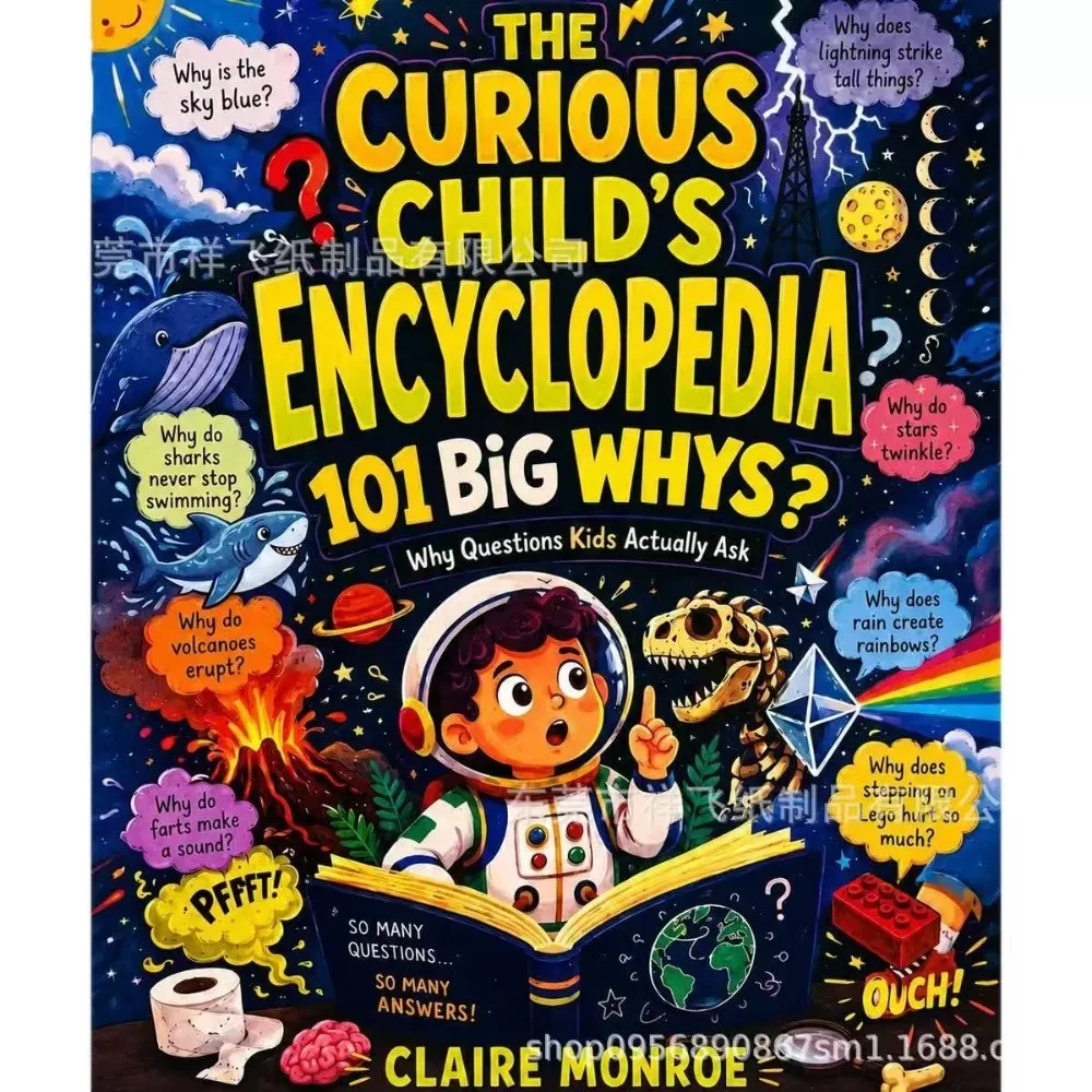 The Curious Child's Encyclopedia Kids Science Q&A Book Children Educational English Encyclopedia Reading Book