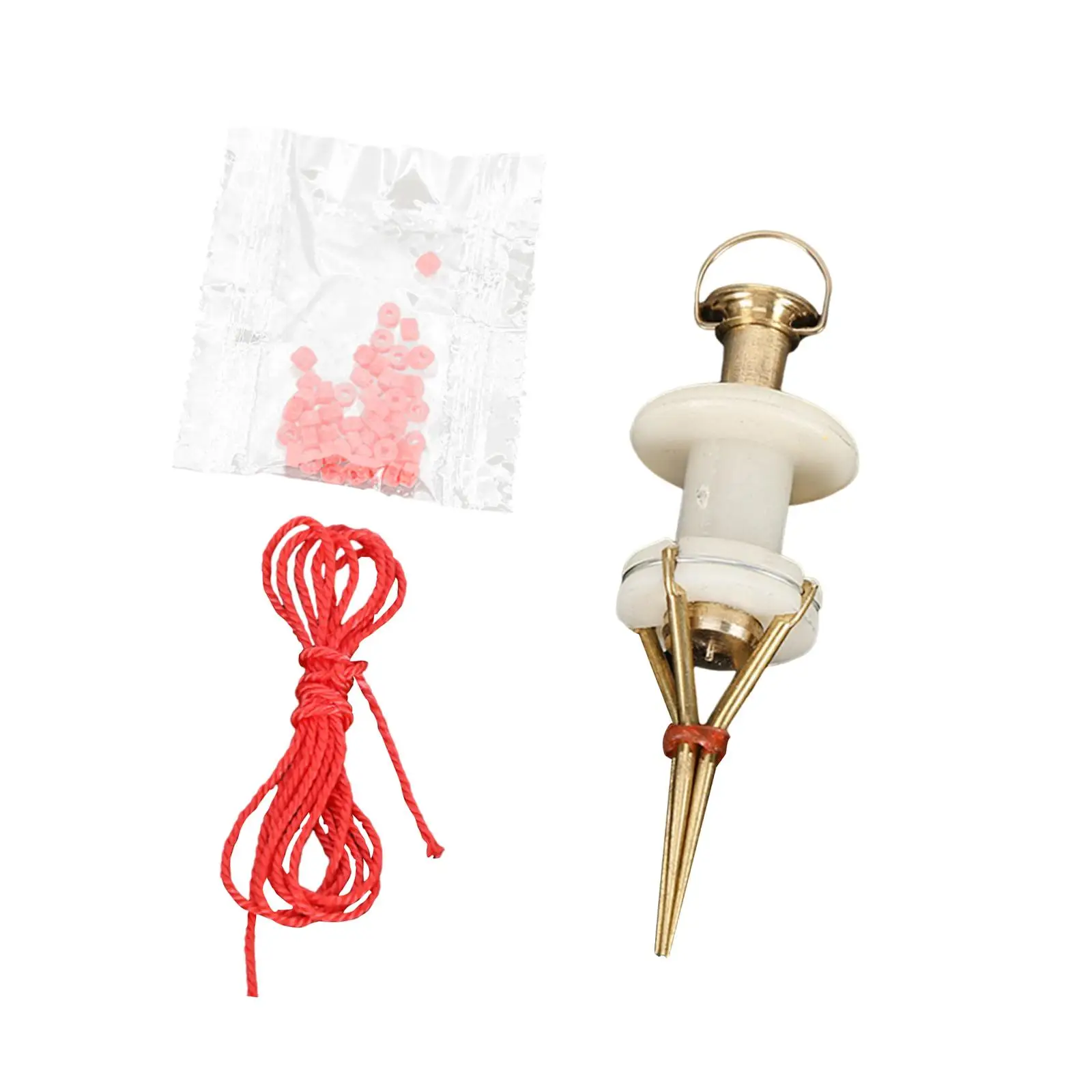 คลิปหนีบหนอนเลือด 2x, คลิปหนีบแบบพกพา 4 ขา, อุปกรณ์ตกปลา, ชุดคลิปหนีบสีแดง, คลิปหนีบเหยื่อ