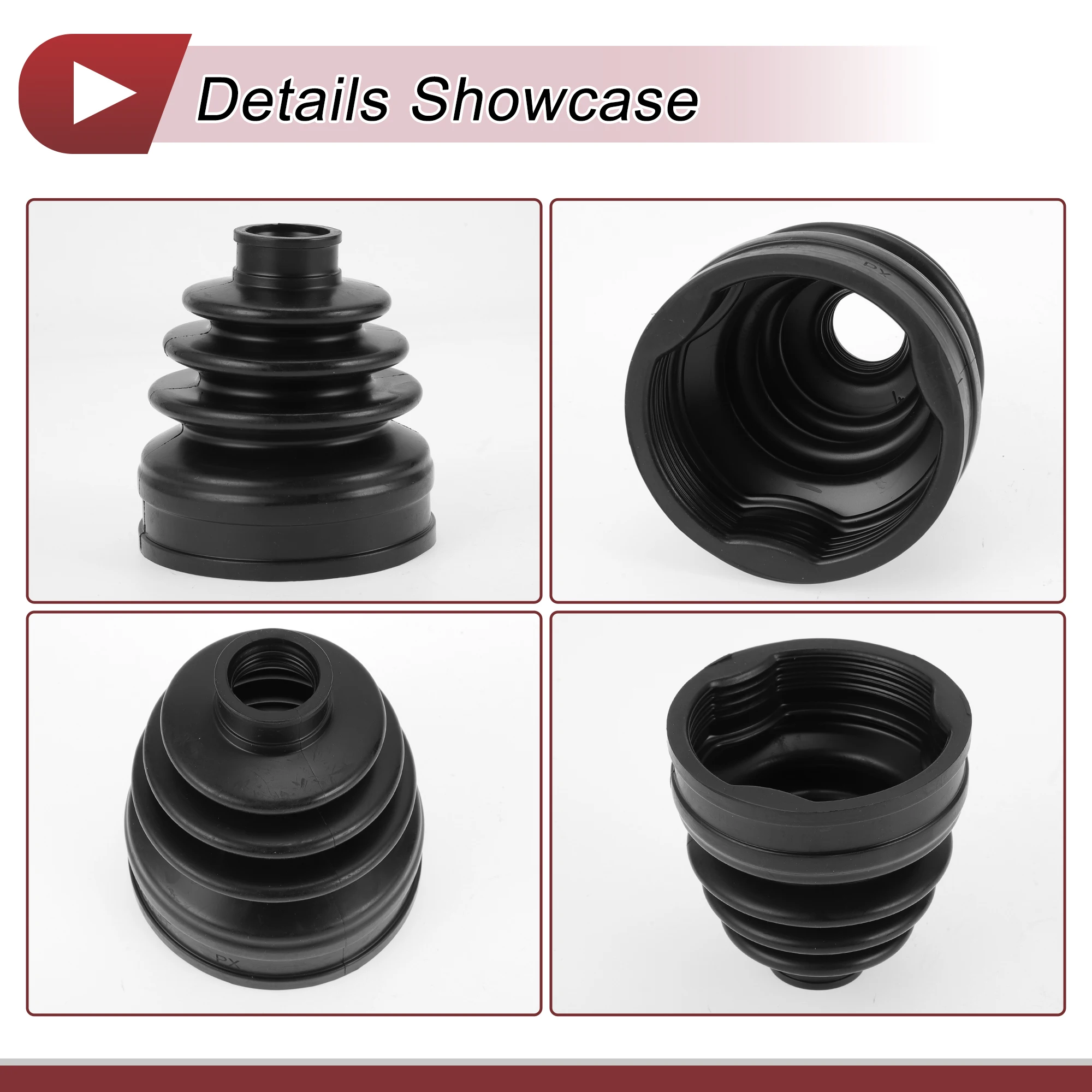 X autohaux 1 conjunto kit de inicialização conjunta cv para mitsubishi outlander sport 16-22 bota conjunta de velocidade constante interna com braçadeiras no.3817a135