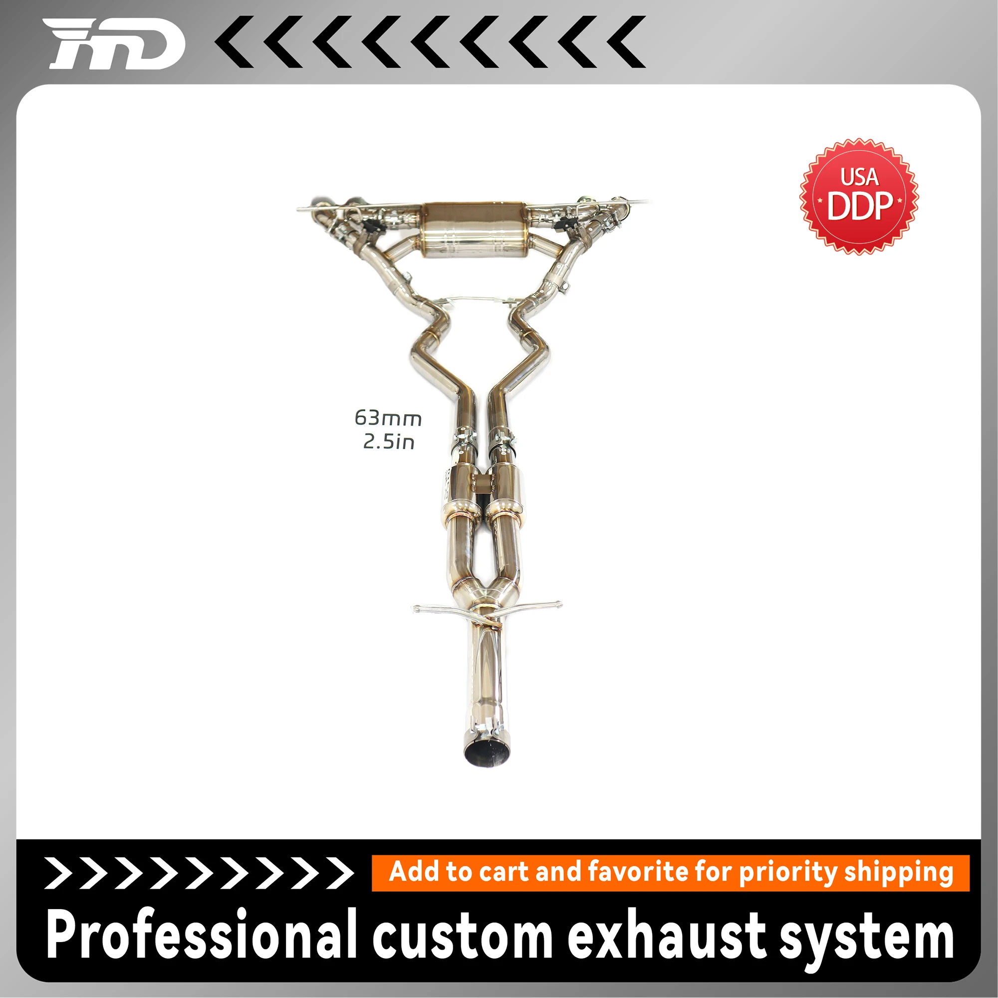 

Performance Racing Exhaust Catback for Land Rover Defender P400 3.0T Aggressive Sound Deep Loud Stainless Steel Power Upgrade