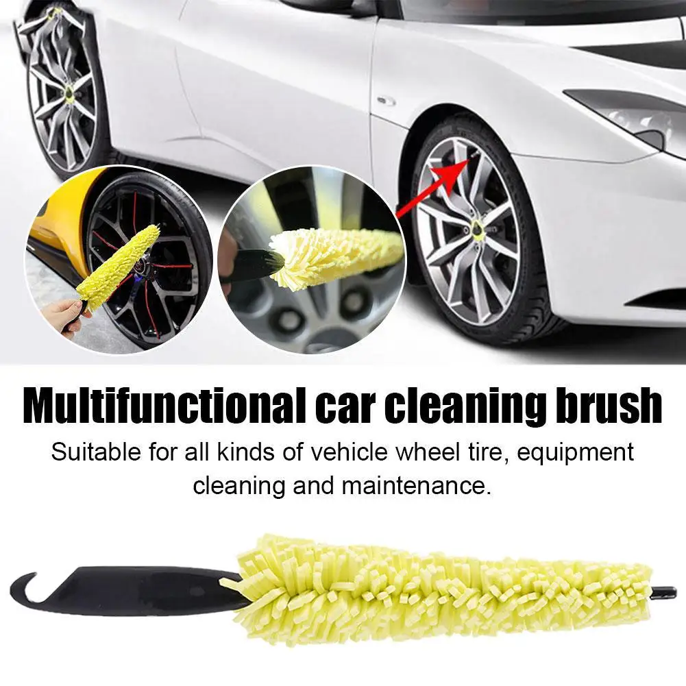 Escova De Lavagem De Roda De Carro, Escova De Limpeza Do Veículo, Auto Wash Scrub, Esponjas De Carro, Ferramentas De Lavagem, Jantes, Escova Do Pneu, P7P7, 1Pc