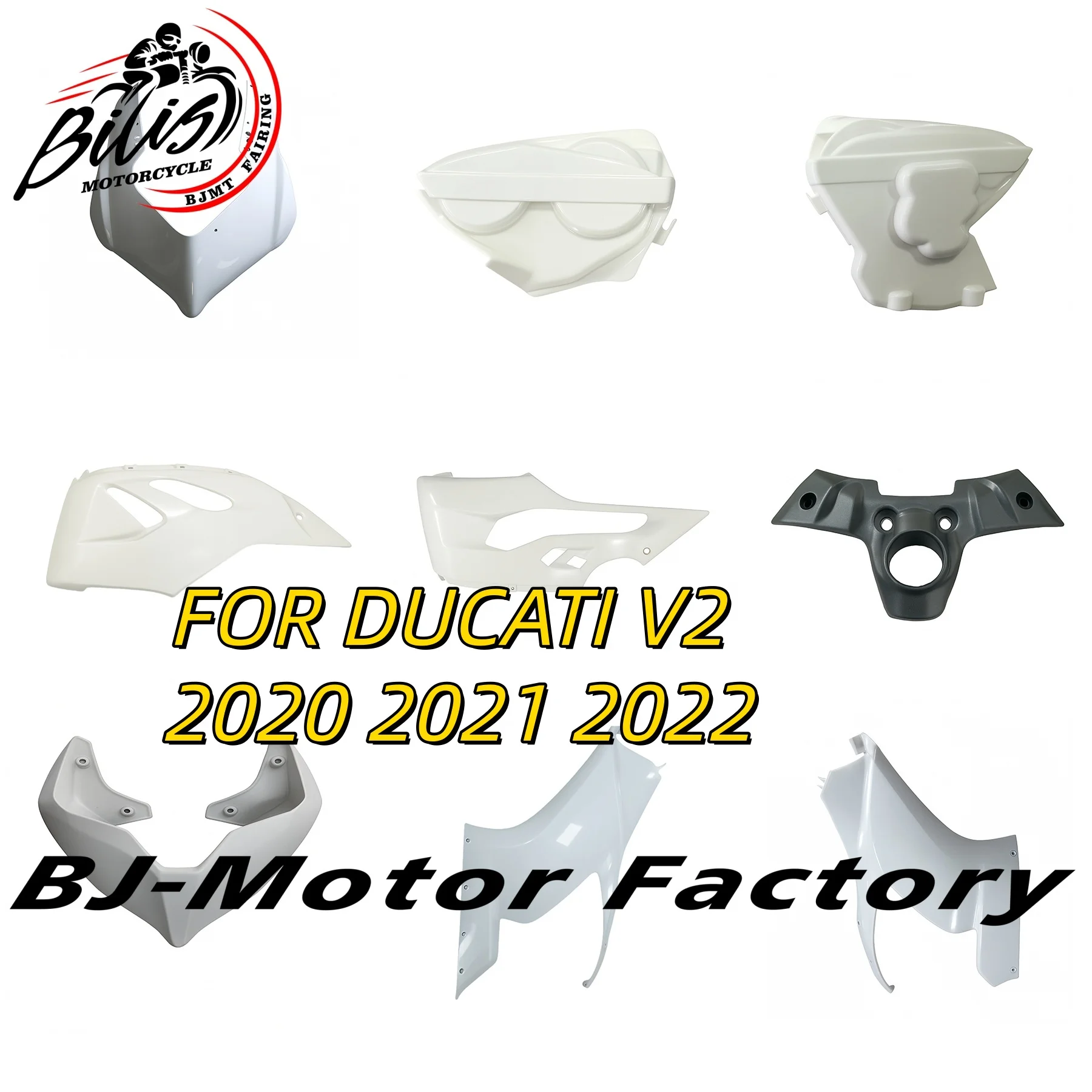 

For DUCATI Streetfighter V2 2022 2023 Motorcycle Carbon Painted look Upper Headlight Cover Front Fairing Accessories