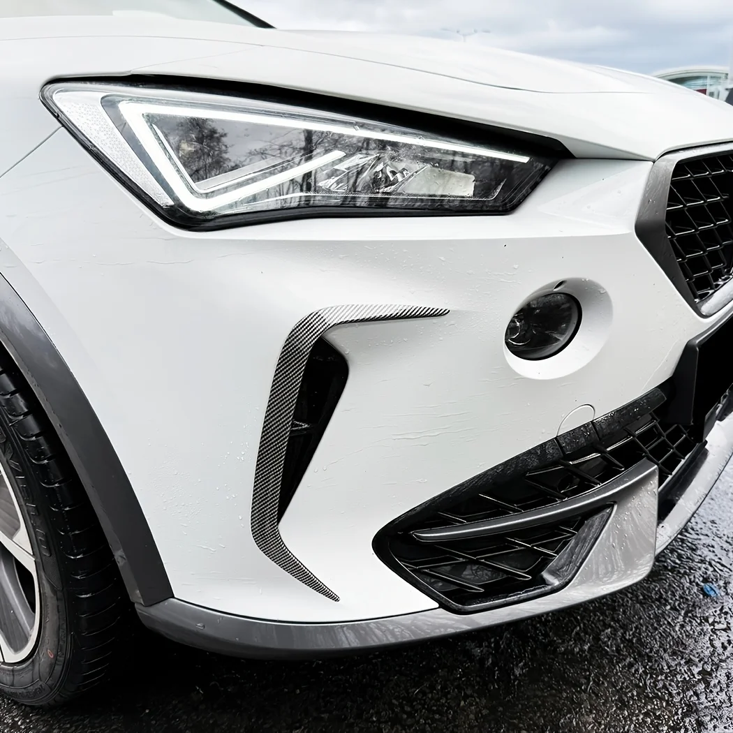 Für Cupra Formentor MK1 Pre-Facelift 2020 2021 2022 2023 2024 Auto-Frontstoßstangenabdeckung Zierleiste Lüftungsöffnung Windmesser Karosserie-Kit – Detail 3