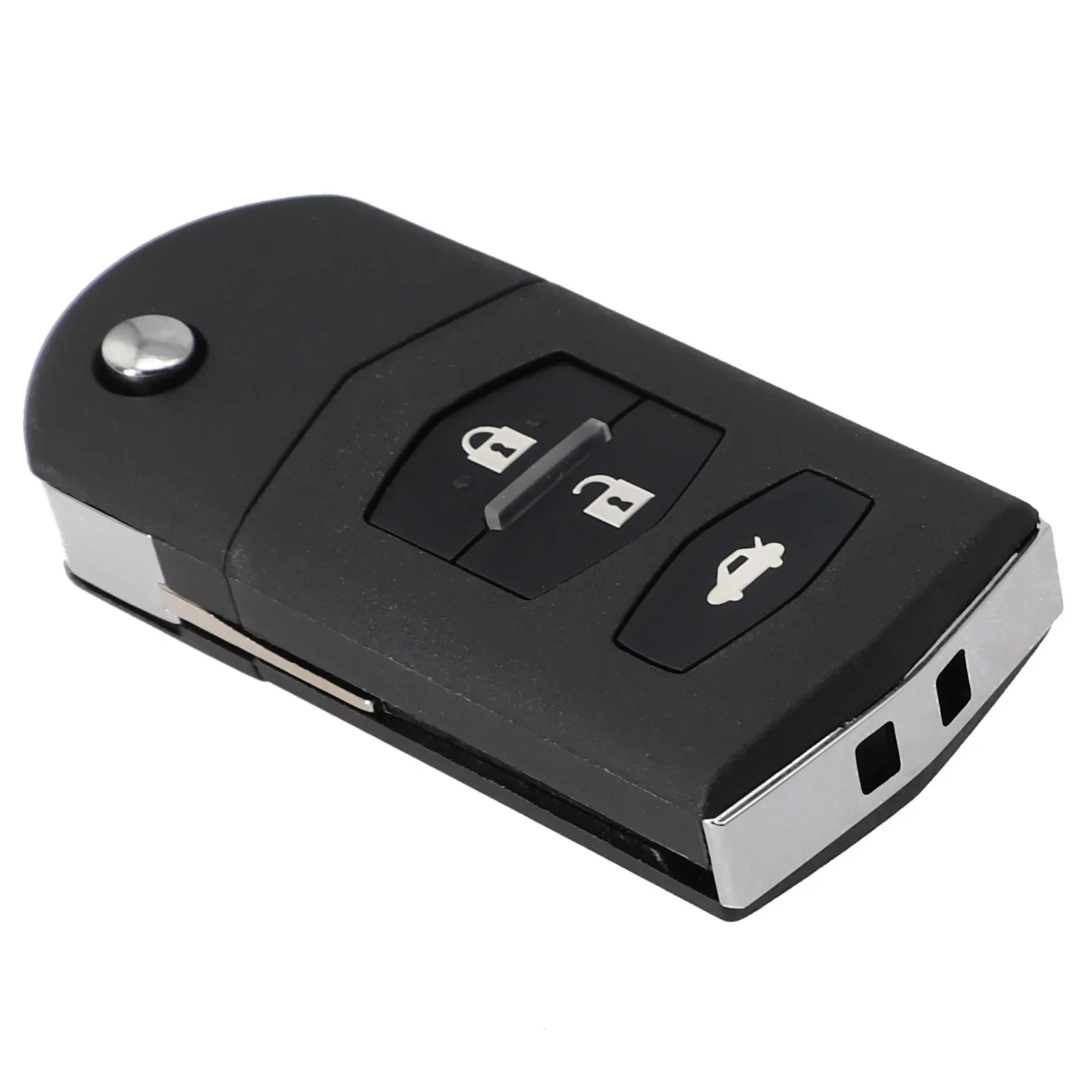 3 Buttons Remote Flip Key Shell Blade Case Black Brand-new Auto Key Shell Case Cover For Mazda 2 3 5 6 8 RX8 MX5 Fob