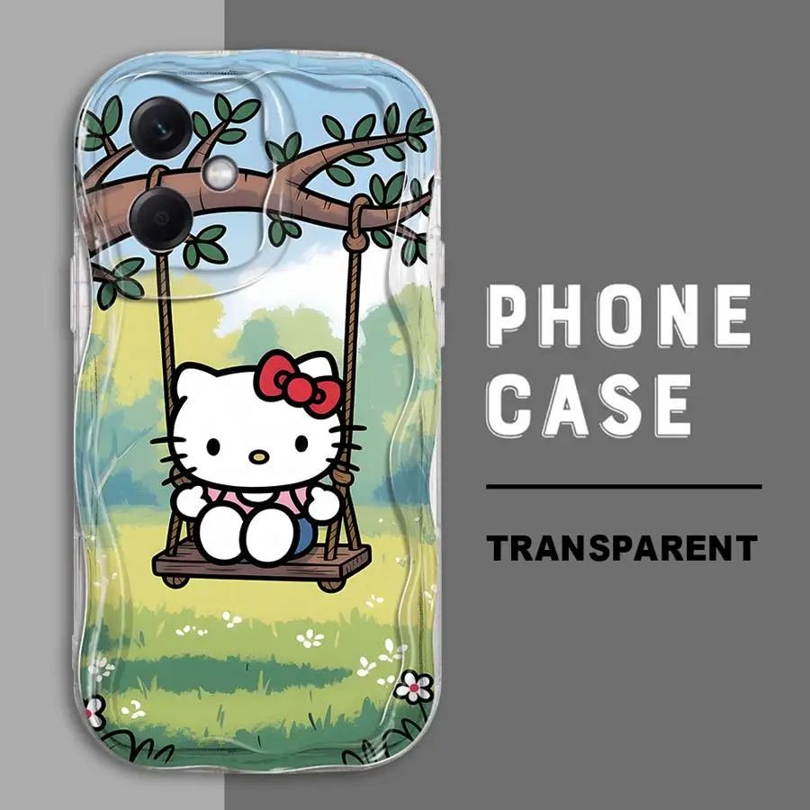Sanrio Cartoon Hellokitty Case for Xiaomi Redmi Note 13 11S 12 10S 12S 10 Lite 11 14 Pro Plus Soft Phone Cover