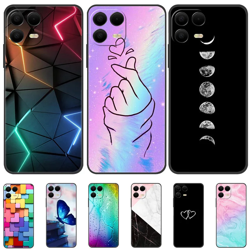 Funda de silicona de lujo para T-Mobile REVVL 8 Pro 8Pro 5G, funda protectora suave con diseño espacial pintado para T-Mobile T Phone 3 Pro, funda de TPU
