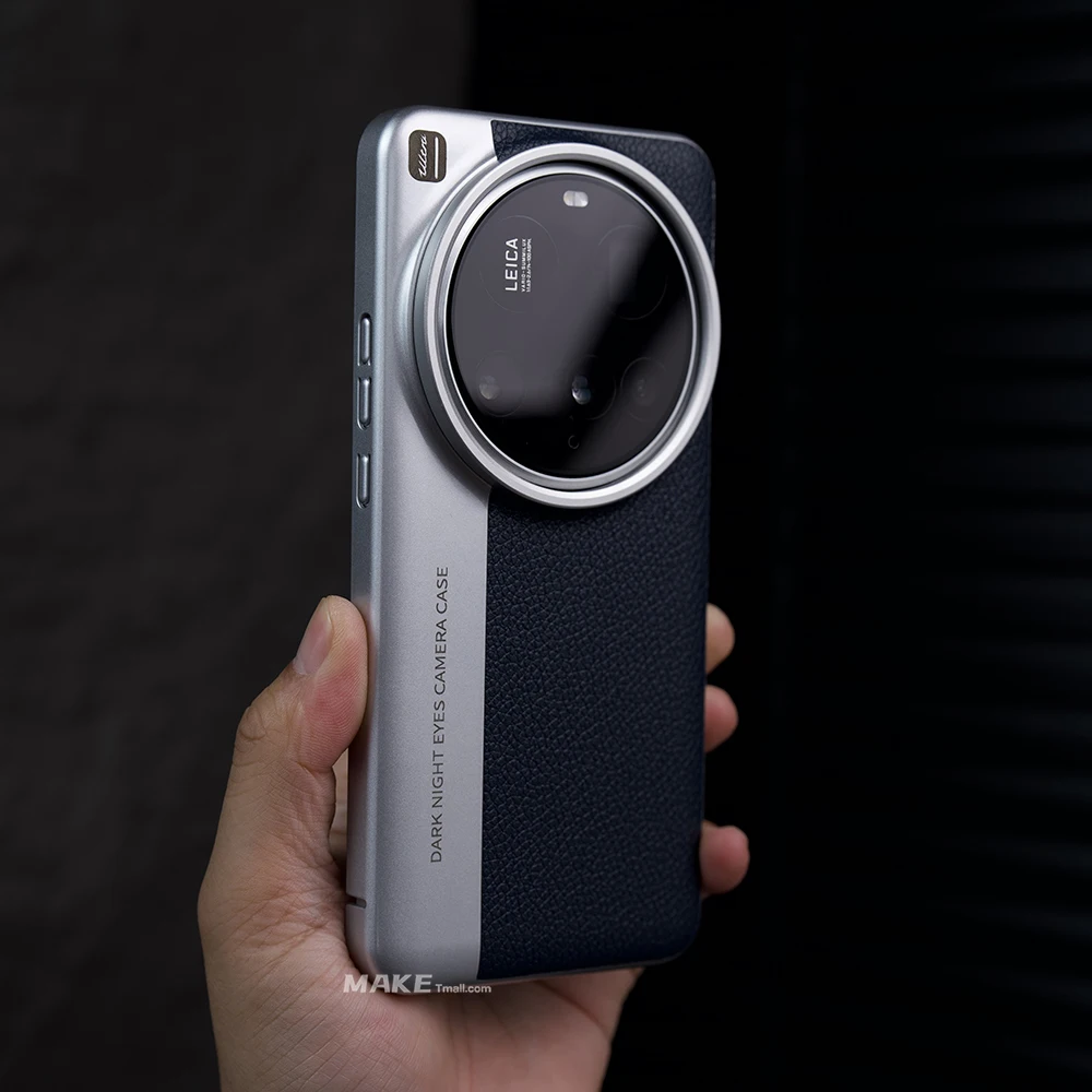 Für Xiaomi Mi 15 14 Ultra Fall Luxus Harte PC + PU Leder Kamera Objektiv Schutzhülle Zurück Abdeckung Fall für Xiaomi Mi 15 14 Ultra Shell