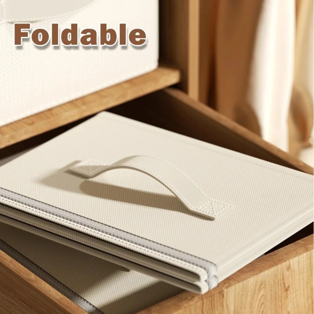 Large Capacity Foldable Clothing Storage Box with Clear Window for Down Jacket Quilt Organizer Box Home Bedroom Organization view 4