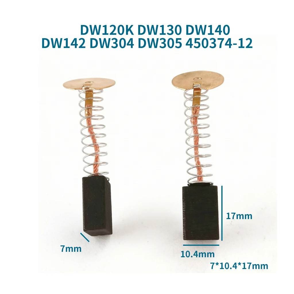 Carbon Brush for DeWALT DW120K DW130 DW140 DW142 DW304 DW305 450374-12 Power Tool Replacement Parts