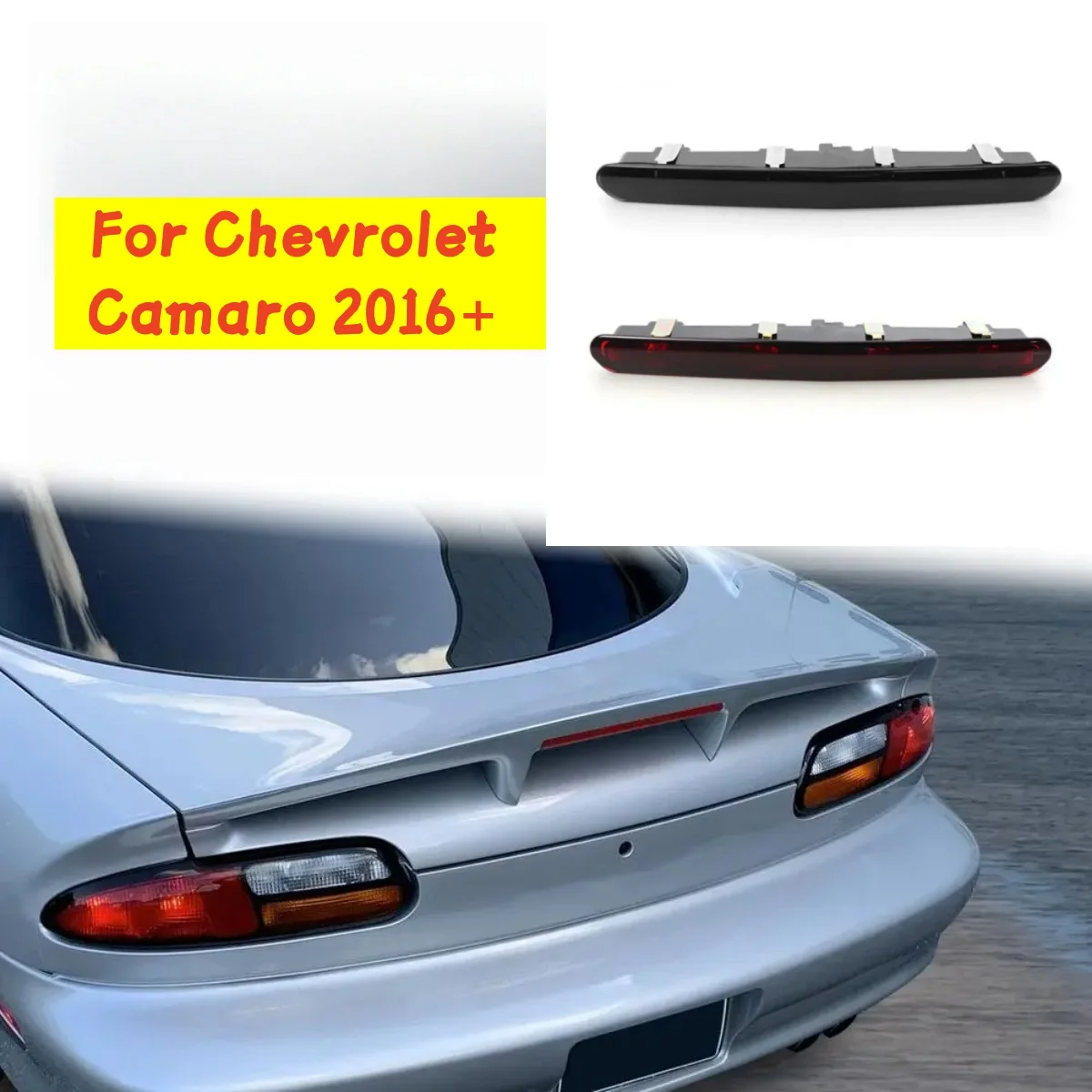 

Car LED High Mount Stop Lamp 3Rd Rear Tail Light For Chevrolet Camaro 2016+ High Mount Smoke Shell Tail Light 84330249