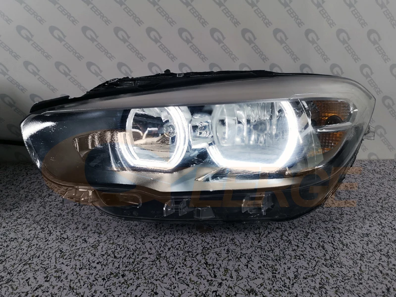 For BMW 1 SERIES F20 F21 2011-2019 Excellent Day Light Ultra Bright DTM M4 Style Led Angel Eyes Halo Rings Car Refit Accessories