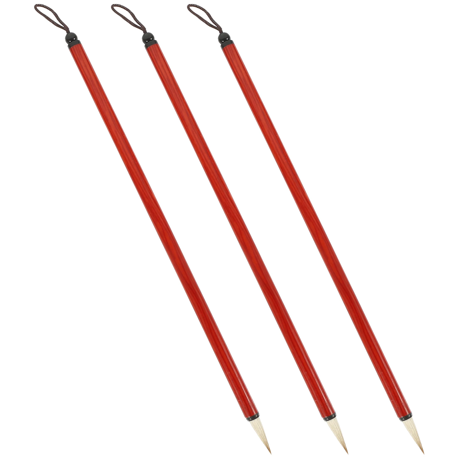 

3 Pcs Lower Case Writing Brush Calligraphy for Painting and Pen Practical Supplies Decorate