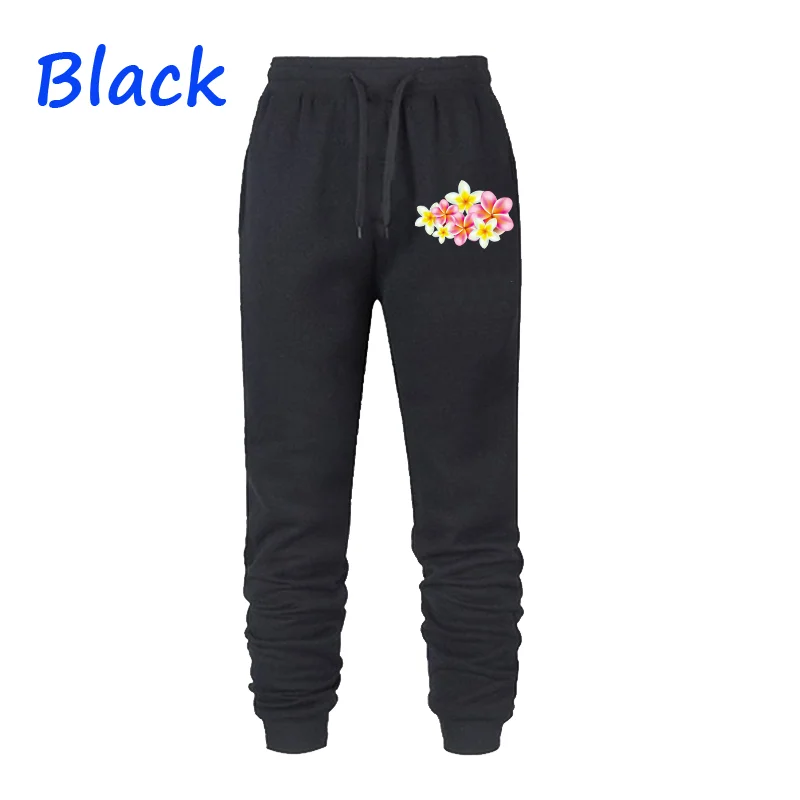 Newest Trending Flower Print Adult Sports Sweatpants High Quality Pants Jogger Women Casual Fitness Pants