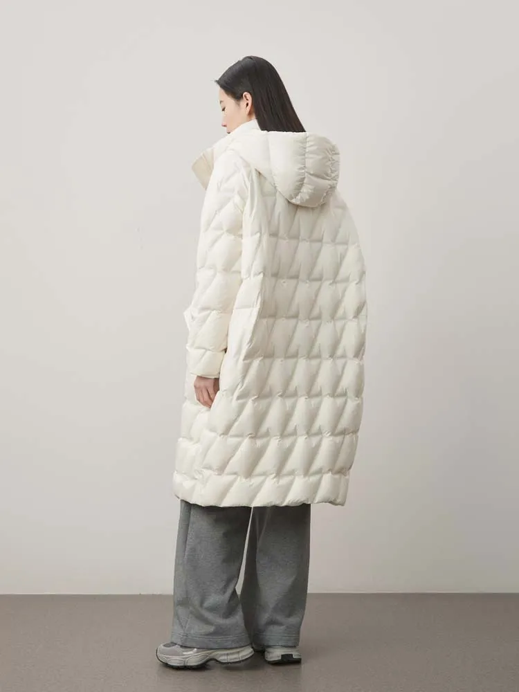 女性のためのエレガントなロングフグジャケット,特大,長袖,ジッパー,フード付きダウンコート,ストリートウェア,冬,新しい,dj093,2019