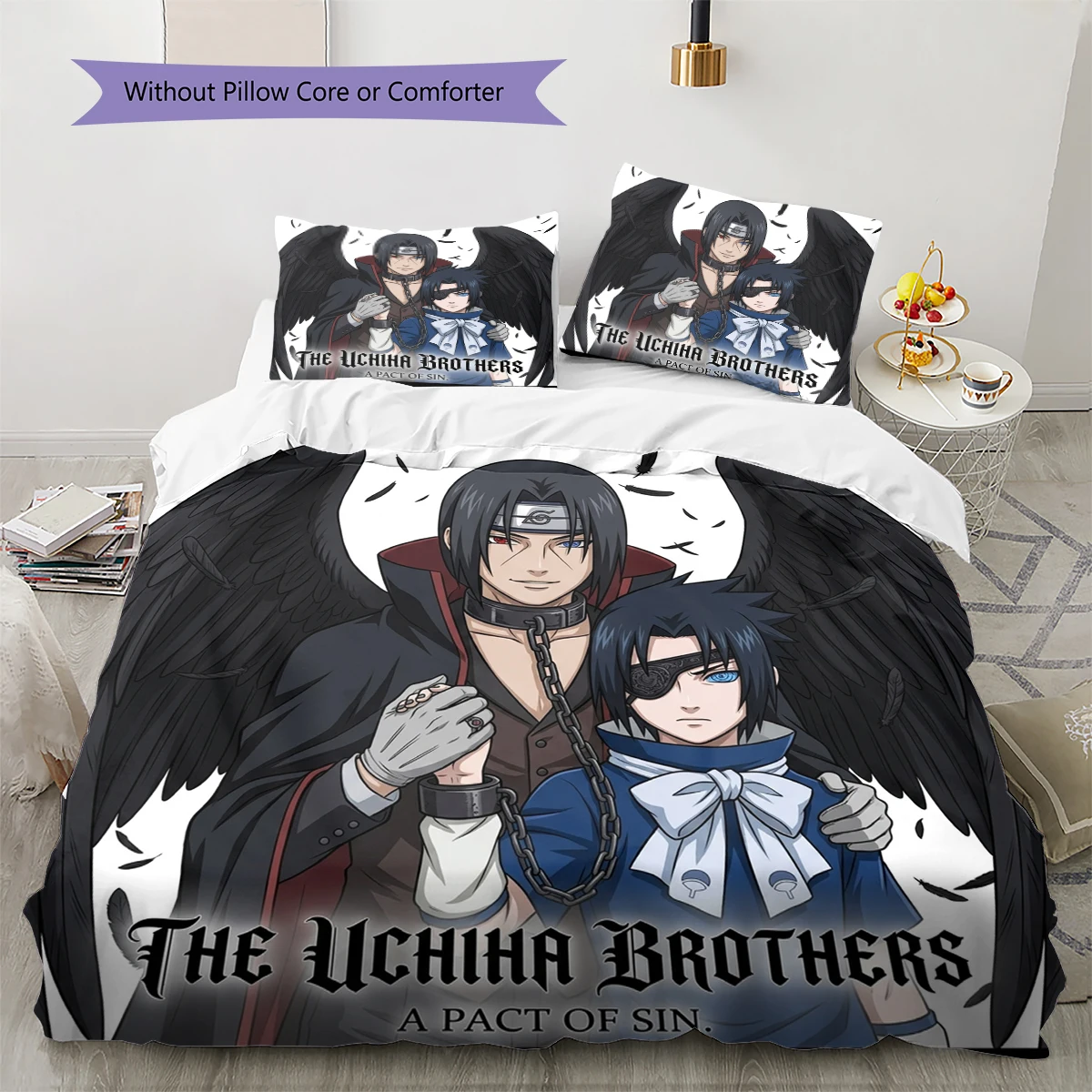 Naruto Soft Comfort Duvet Cover, Kids Bedding Set Gift,Size & Various Options -HE7