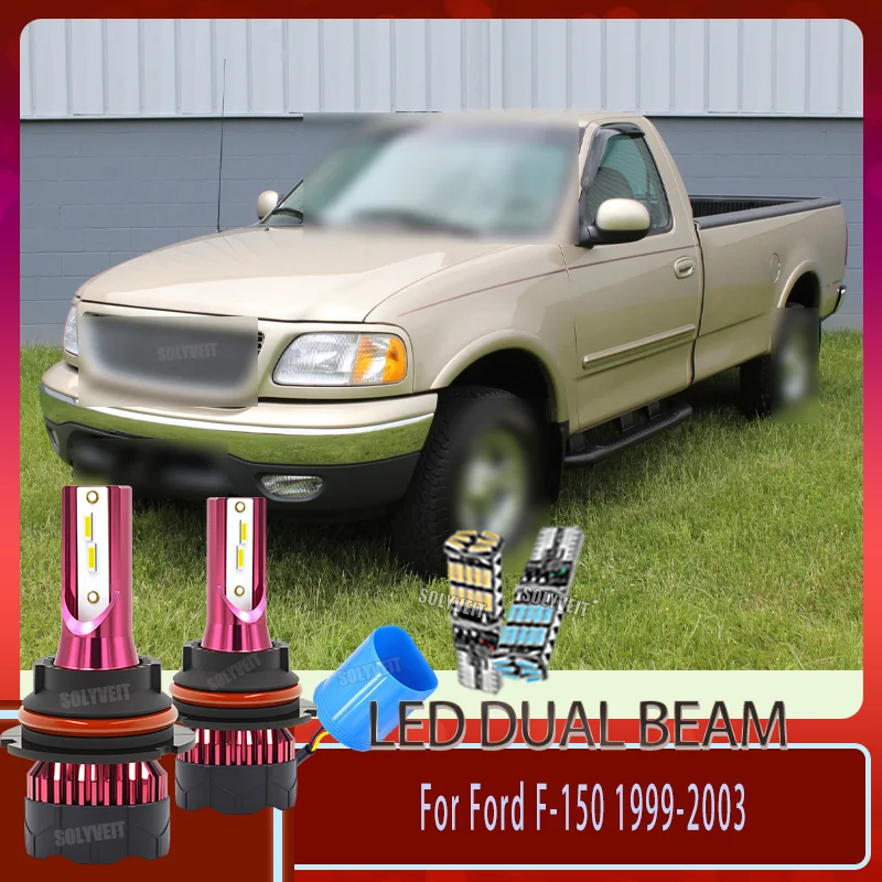 

Waterproof IP67 Long Lifespan Over 60000hrs 3 warranty LED 9007/HB5 Dual High Low Beam For Ford F-150 1999 2000 2001 2002 2003