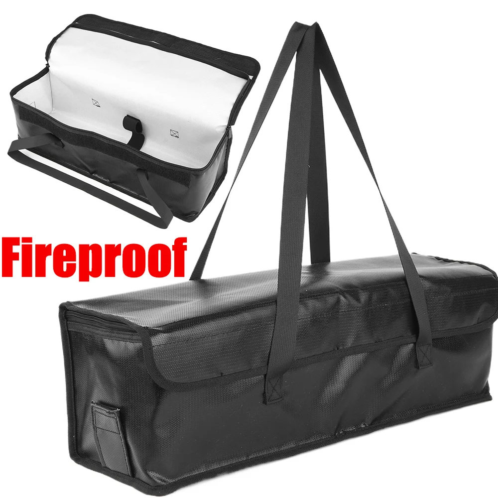 Portable Fireproof Storage Bag Fire Resistant ExplosionProof Waterproof Lipo Safety Storage Bag For EBike Battery LithiumHailong