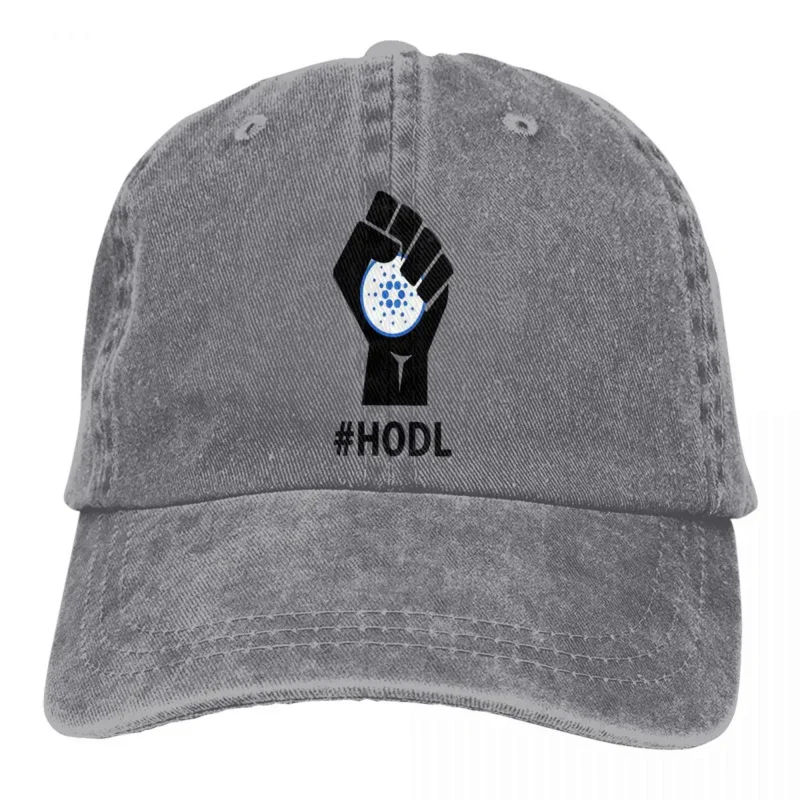 HODL Fist HODLing ADA Baseball Cap Men Hats Women Visor Protection Snapback Cardano Cryptocurrency Caps