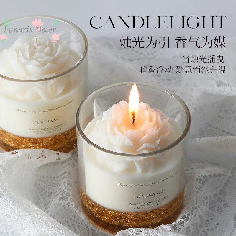 Scented Candles Premium Sense Bedroom Lasting Soybean Wax Birthday Wedding Niche Souvenir