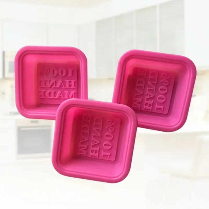 

12 Pcs Soap Molds Silicone Cake Mold Round Square Oval Handmade Chocolate Baking Certified Non Toxic Reusable Temperature
