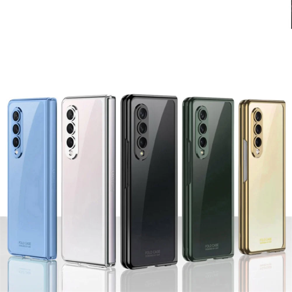 

Чехол для телефона из поликарбоната с прозрачным покрытием для Samsung Z Flip 4, чехол для смартфона, противоударный защитный чехол, Сменные аксессуары