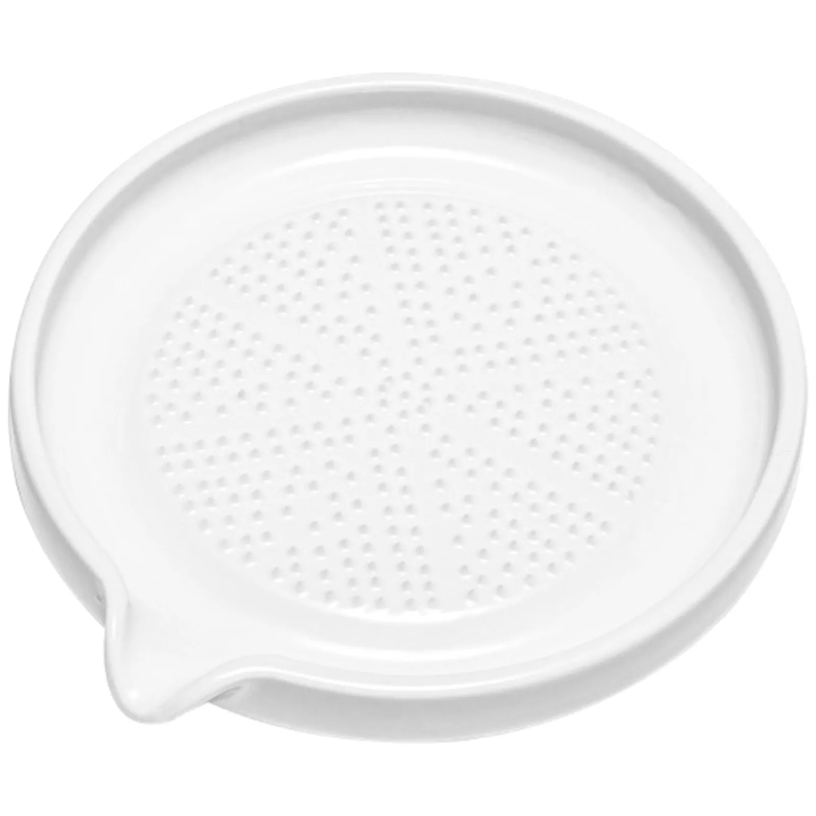 Plato de Cerámica para Triturar Alimentos para Bebés, Triturador de Ajo, Herramienta Manual para Moler, Utensilios de Cocina Multiusos, Triturador de Alimentos, Rallador Manual