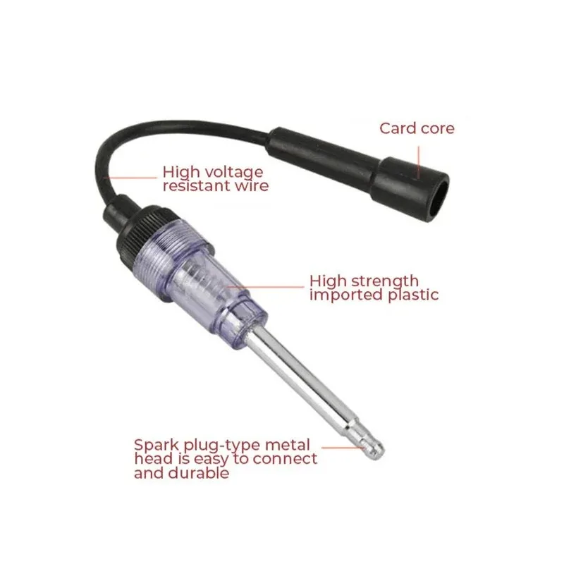 Universal Car Ignition System Tester Pen Spark Plug Ignition Coil Detector Auto Engine Ignition Fault Diagnostic Testing Tool