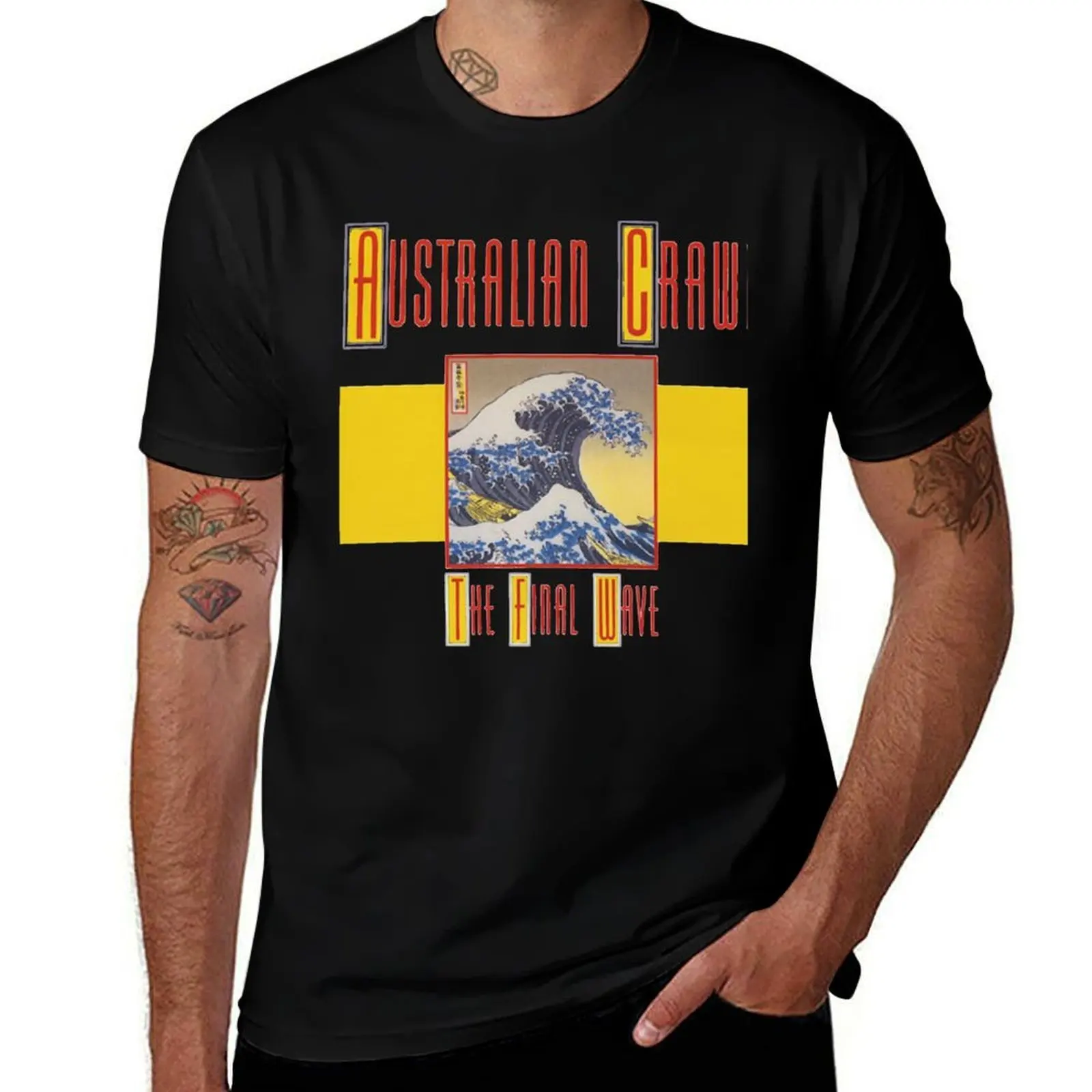 AUSTRALIAN CRAWL T-Shirt Work Wear Short Sleeve T-Shirt