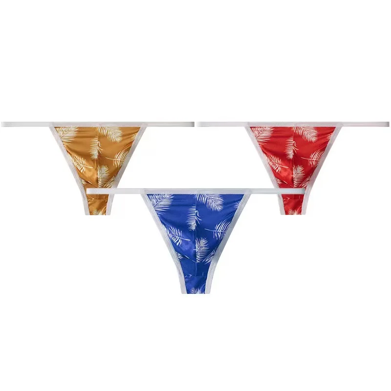3PCSports Solid Men Thong Male Cotton Breathable G-String Seamless No Trace Sports Panties Sexy T-back Exotic Lingerie