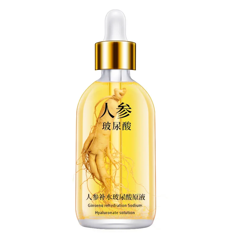 100ml Ginseng Hyaluronic Acid Facial Serum Moisturizing  Hydrating Essence To Make The Skin Smooth for Dropshipping