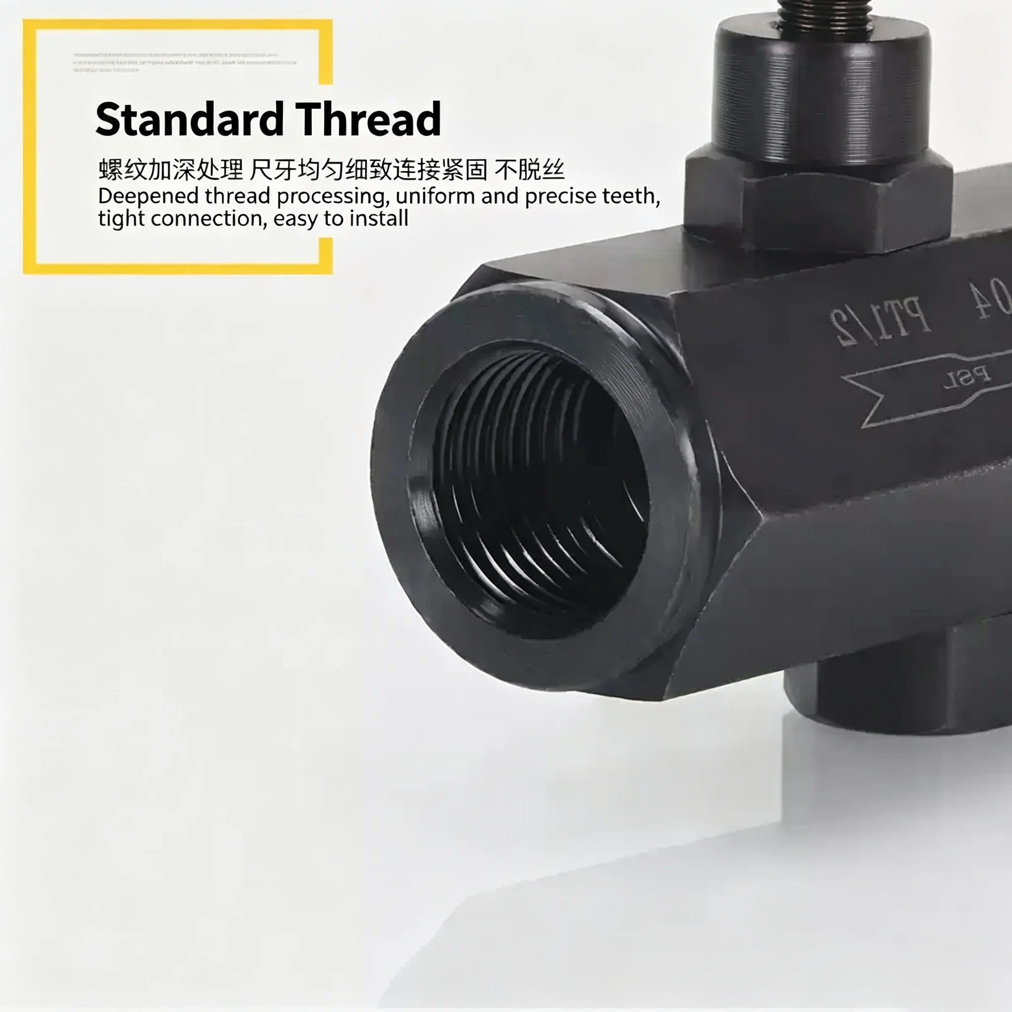Flow Regulator Valve In-Line Hydraulic Flow Adjustment Valve KC-02 CIT-02 LA-H8L CIT/LA/KC Series Hydraulic Throttle Valve
