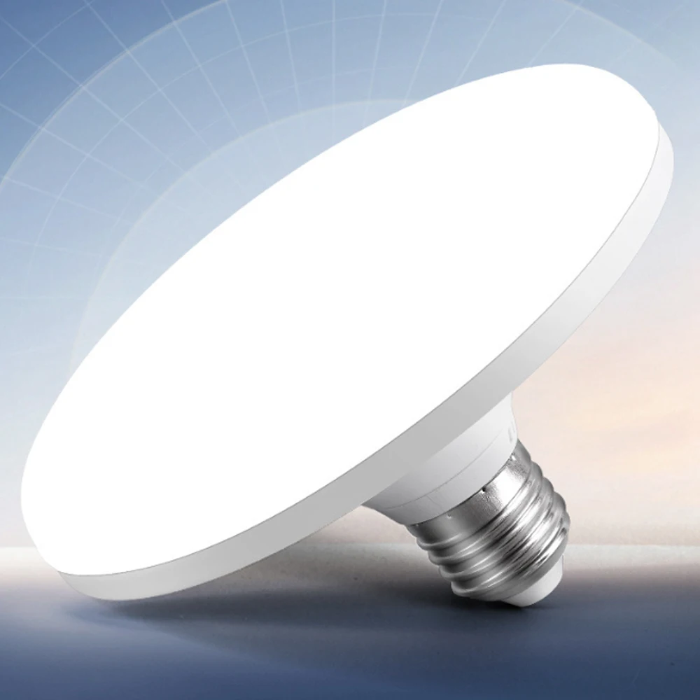 UFO E27 Led Bulb 220V Circle LED Light Bulb High-power Lamp Ampoule White Light Led for Home Room Lighting Super Bright Lamp Cup
