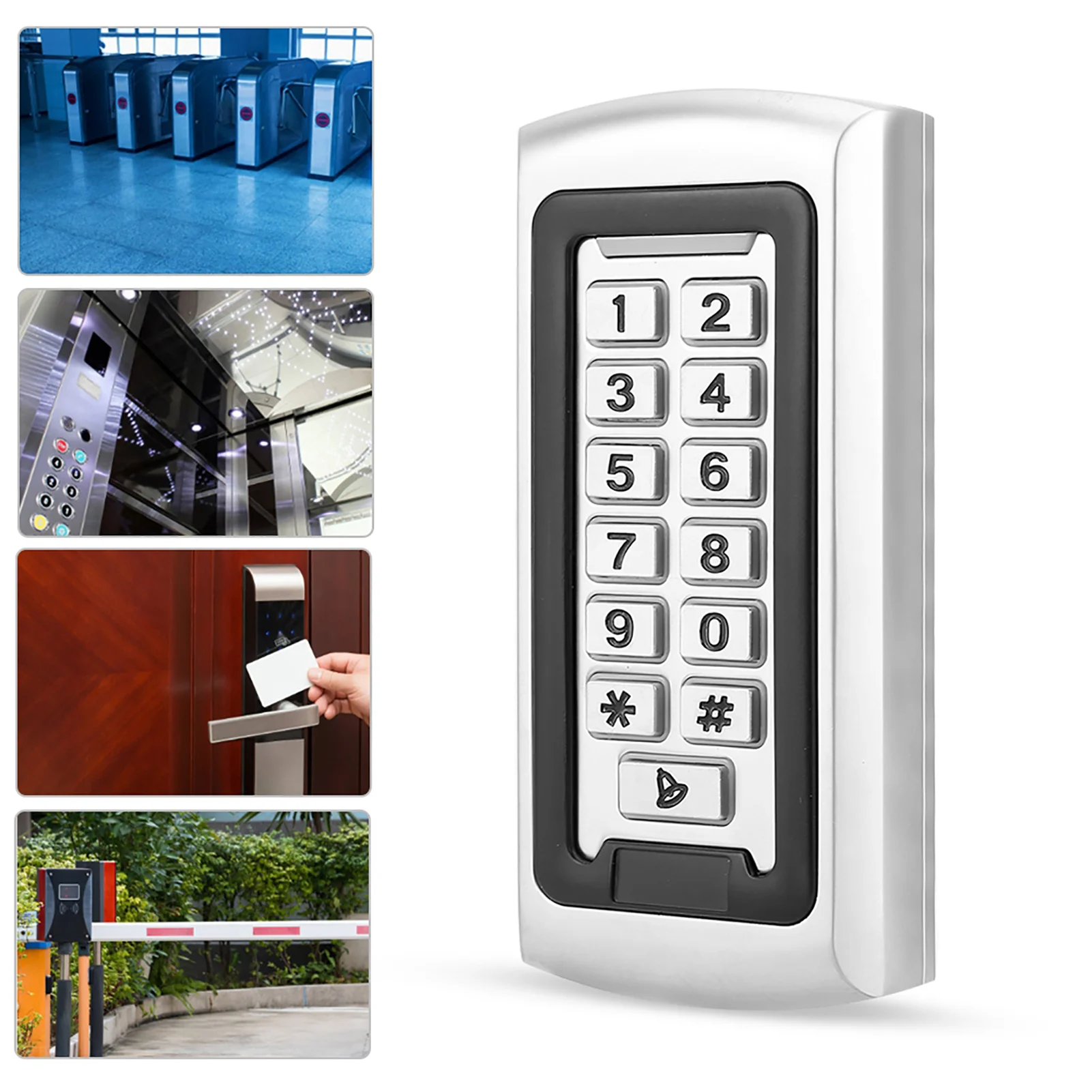 125KHz RFID Outdoor 2000 Users Wiegand 26 Security Keypad Access Control Access Control Recognition Attendance WG Access Control