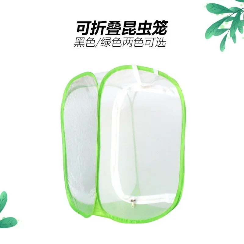Folding cage cage feeding insects portable gauze mantis seedlings observation box breathable viewing