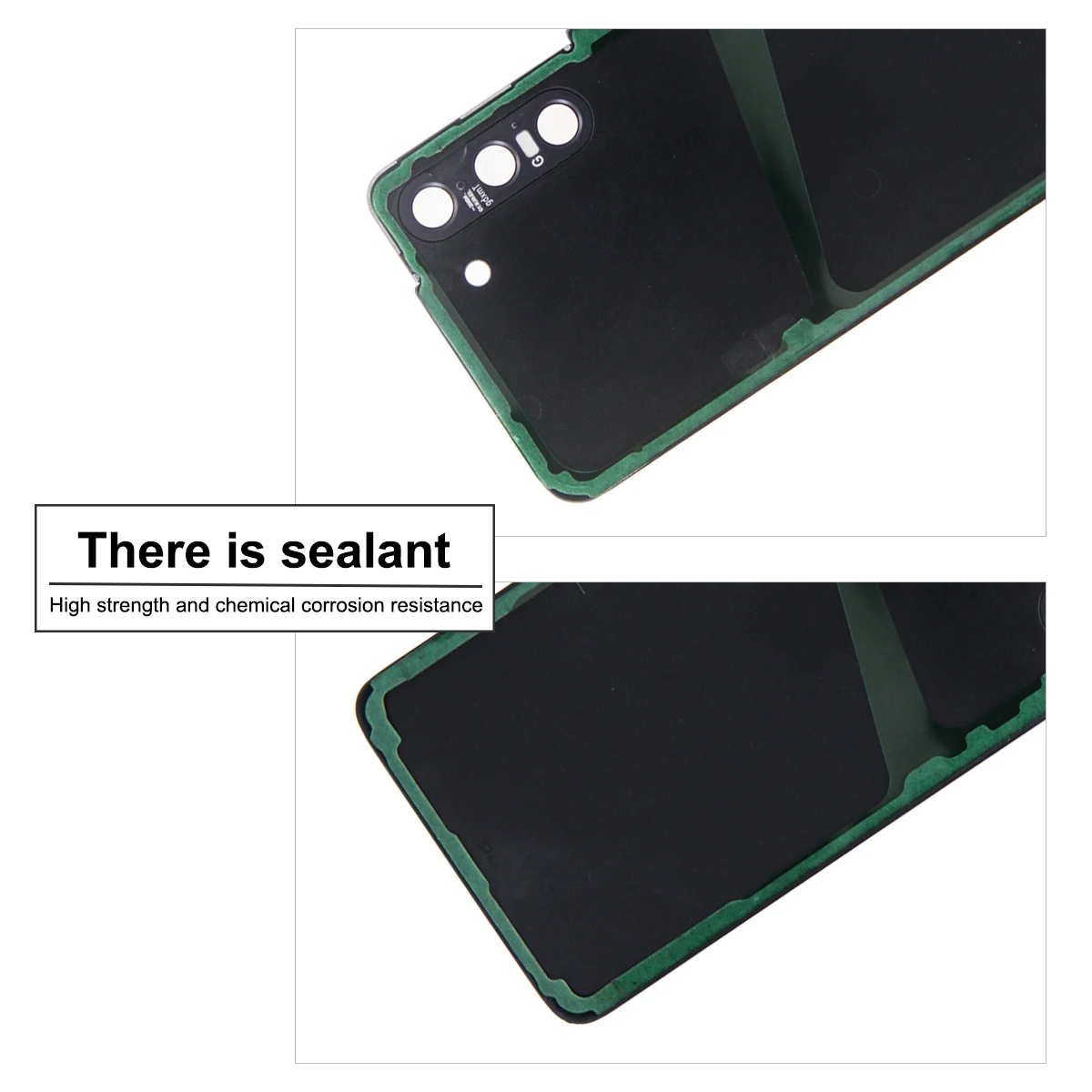 Neue Akkuabdeckung für Samsung S21 G991U SM-G991B Rückdeckel Gehäuseabdeckung mit Kameralinsen-Klebesticker – Detail 7