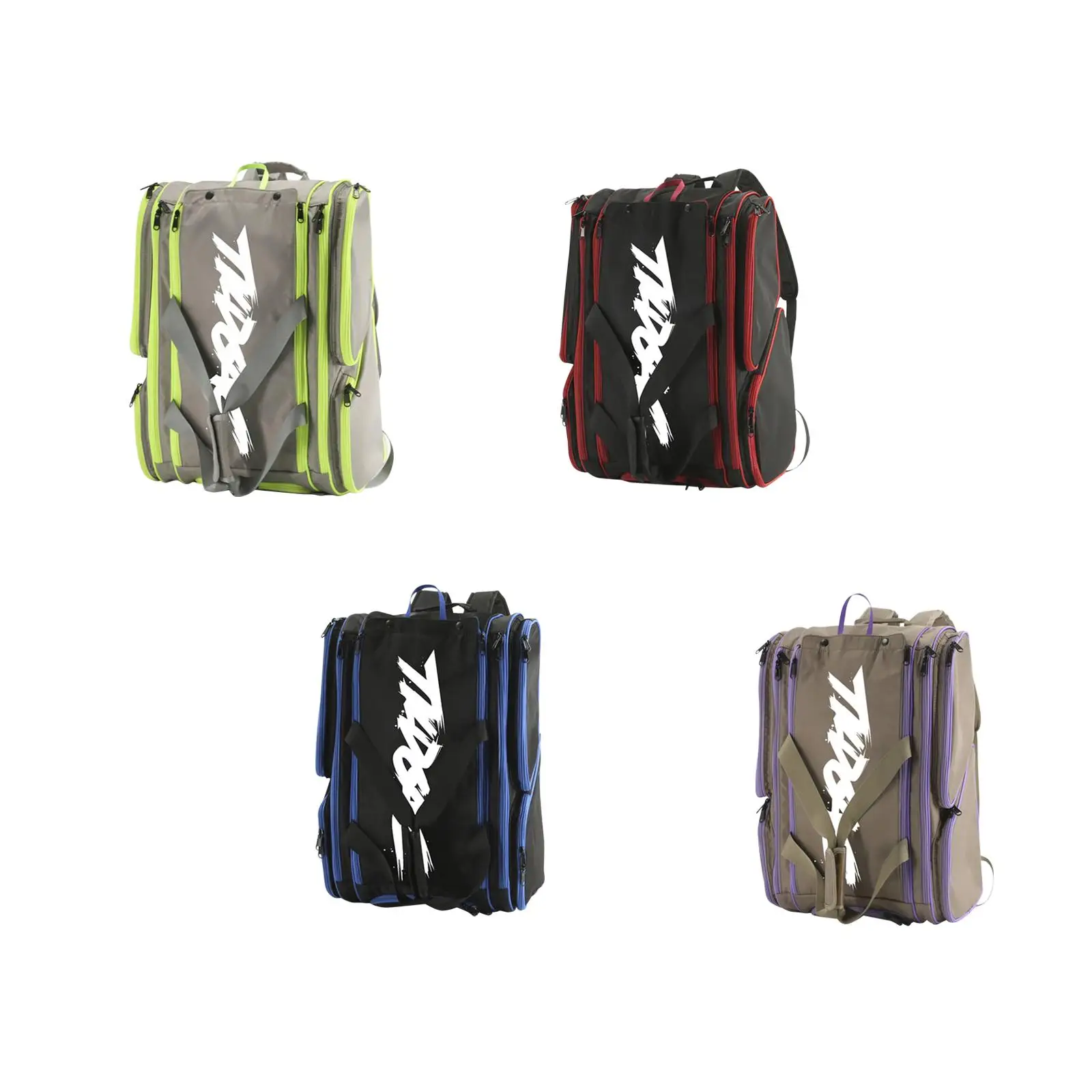 Pickleball Bag Gear Storage Bag Carry Bag Adjustable Straps Sports Backpack