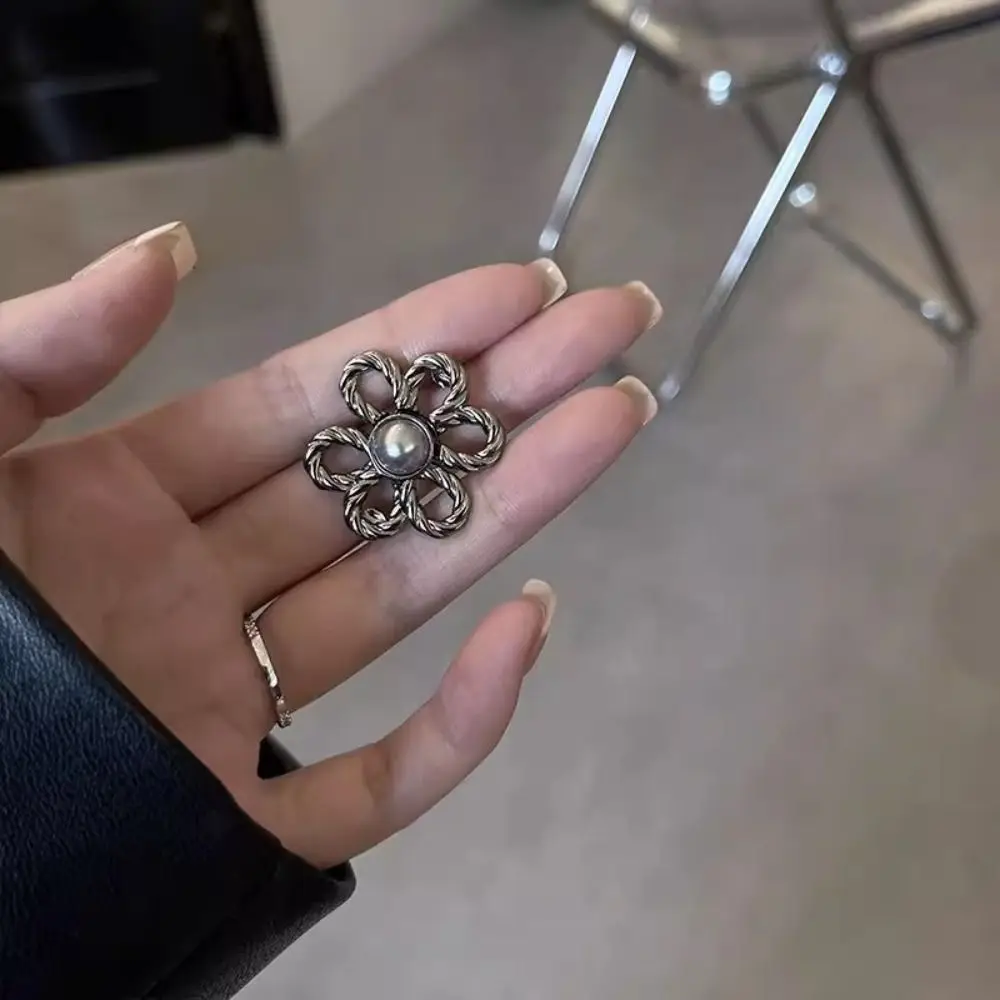 Alloy Flower Pants Button Tightener Waist Buckle Button Clasps Flower Jean Fit Tighten Buckles Waist Clip Golden Blonde