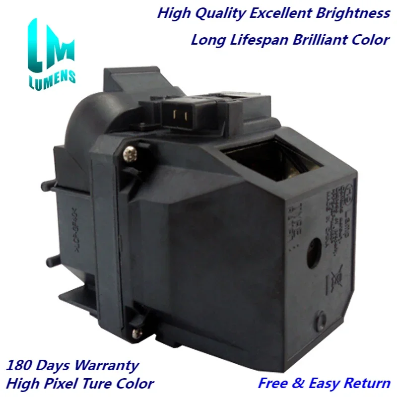 

High Bright ELPLP78 for Epson EB-X03 EB-X18 EB-X20 EB-X24 EB-X25 EH-TW490 EH-TW5200 TW570 EX3220 (mercury free,, powered by led)