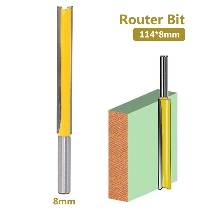 8Mm Shank Trimmen Carve Router Bitcarbide Frees Frees Router Bit Voor Hout Gecementeerd Hardmetalen Frezen