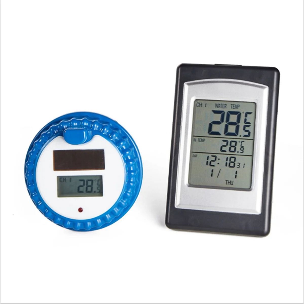 Wireless Solar Pool Thermometer Wireless Floating Indoor and Outdoor Thermometer