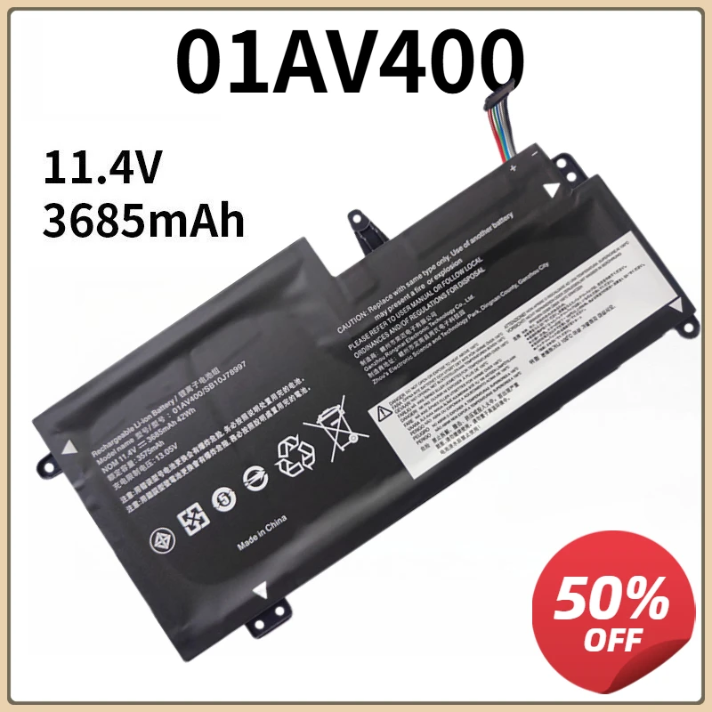 

11.4V 42WH 01AV400 01AV401 01AV437 01AV436 Laptop Battery For Lenovo Thinkpad 13 G2 S2 2nd Gen SB10K97592 SB10k97593 SB10K97594