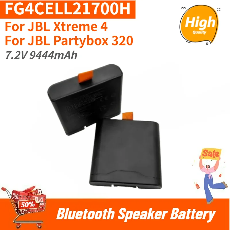 

High Quality FG4CELL21700H Battery 7.2V 9444mAh For JBL Xtreme 4 , PartyBox 320 Bluetooth Speaker Brand New