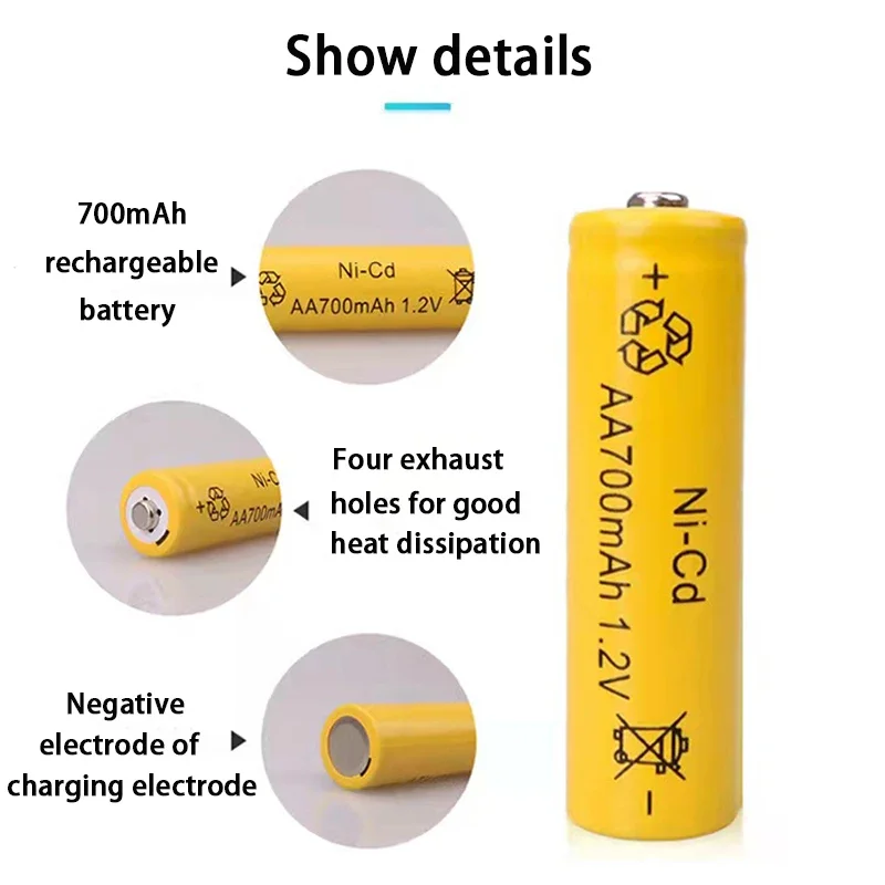 1.2V AA mała pojemność, duża moc akumulator używany w bezprzewodowych myszach, zdalne sterowanie, zabawkach, wagi elektroniczne itp