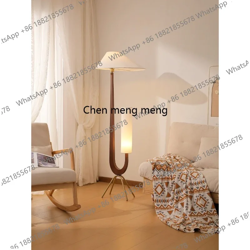 

Vintage classic living room sofa floor lamp bedroom study atmosphere Japanese medieval decoration Chinese style