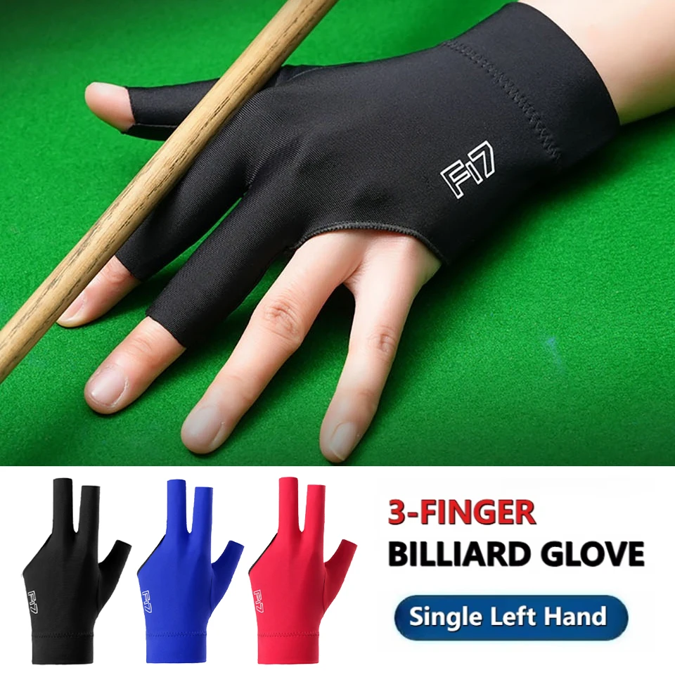 1 Guante Deportivo Resistente al Desgaste para Billar y Snooker, Portátil, Ideal para Entrenamiento Amateur, Guante Individual para Mano Izquierda