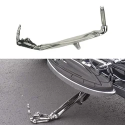 Adjustable Kickstand Motorcycle Middle Finger Skeleton Universal Adjustable Motorbike Kick Stand Adjustable Alloy Motorbike Foot